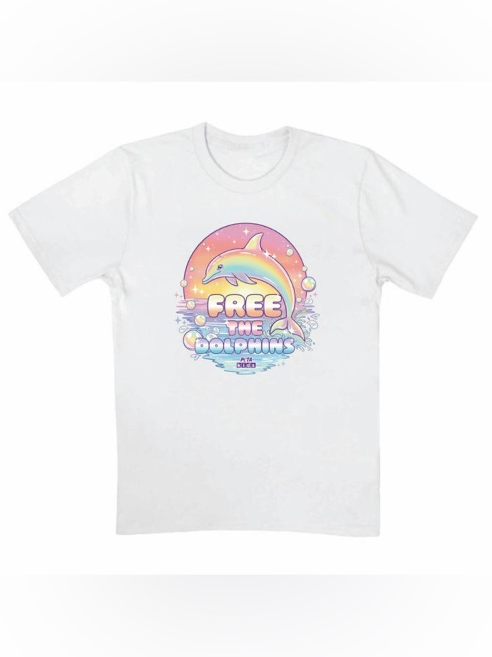 PETA Free the Dolphins shirt